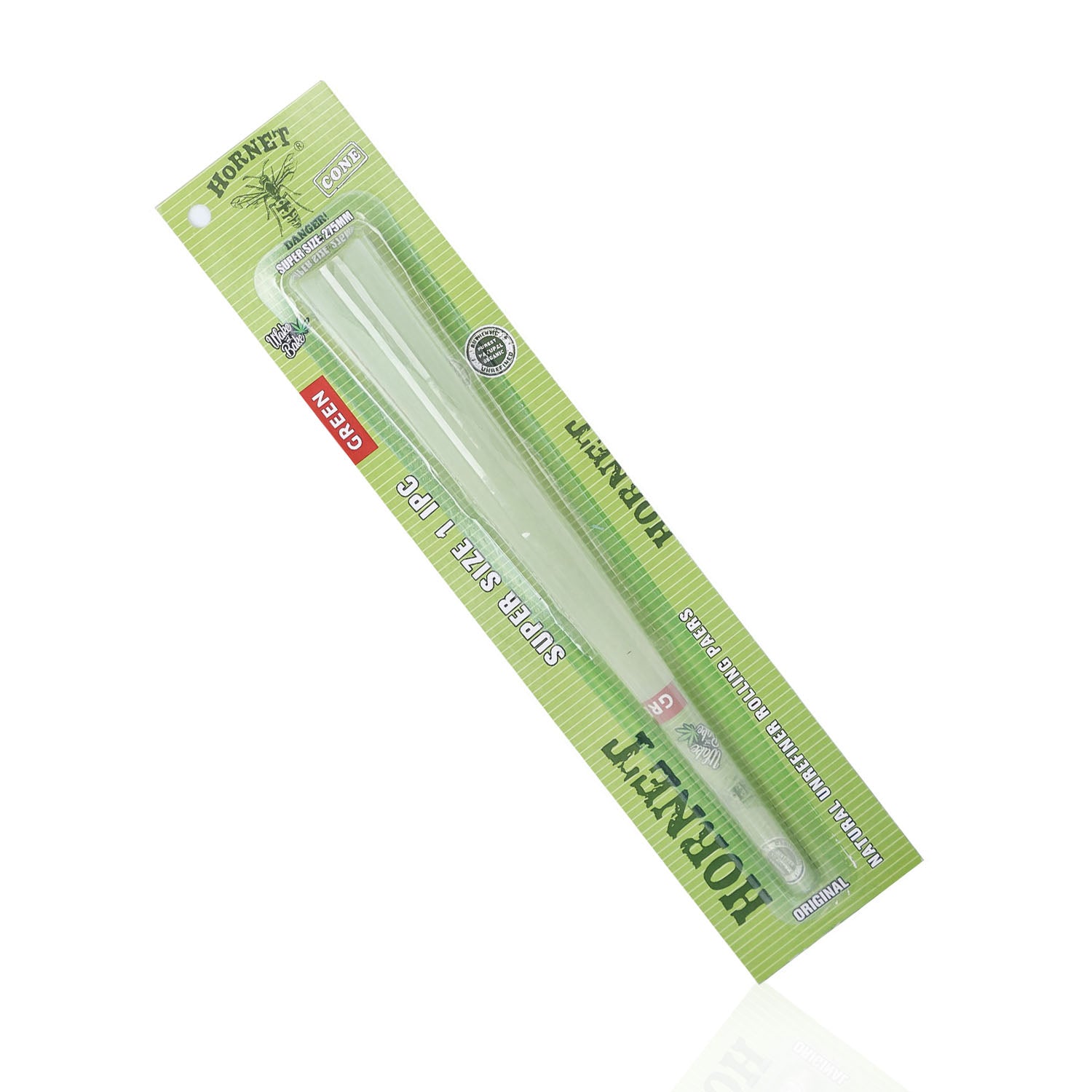 HORNET Super Size Pre Rolled Cones, Natural Rolling Cones, Slow Burning Pre Rolled Rolling Paper, 1 PCS
