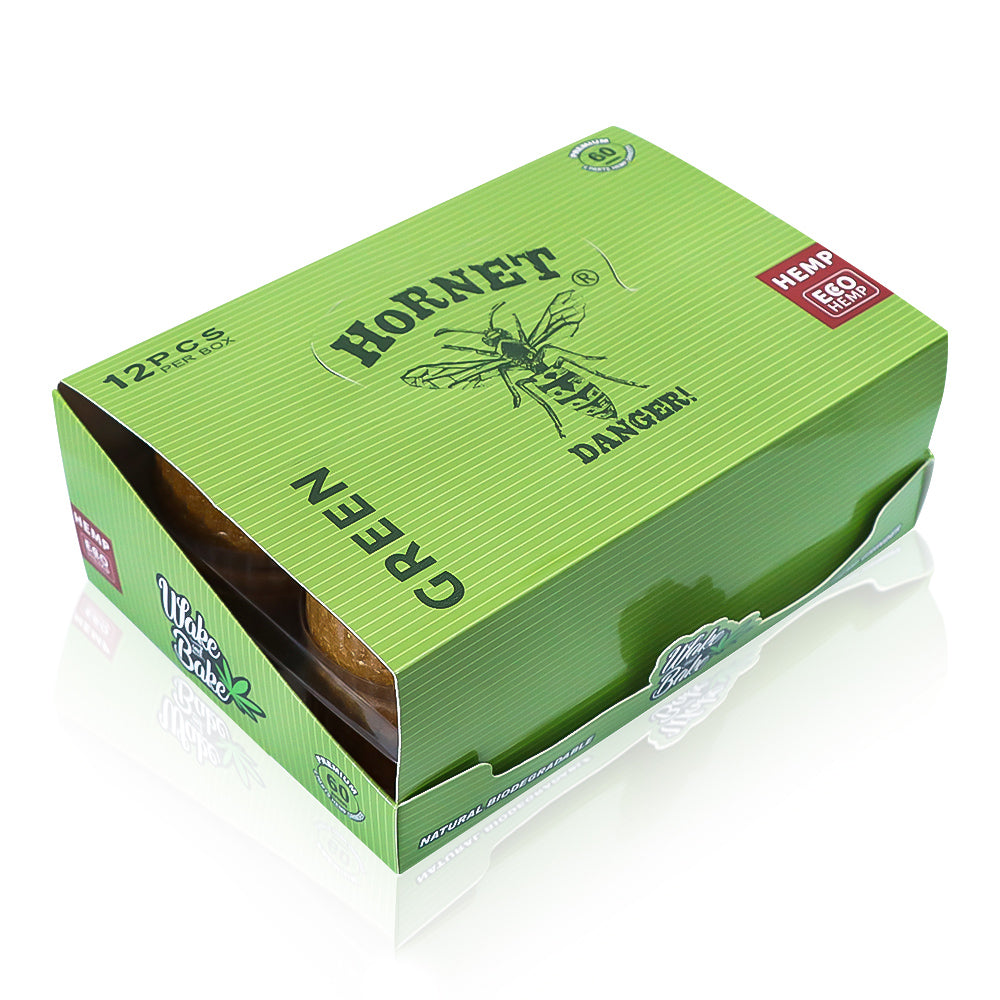 HORNET Biodegradable Plastic Herb Grinder, 3 Layers Ø 63 Size Plant Fiber Grinder, Portable Smoker Grinder, 12 PCS / Box