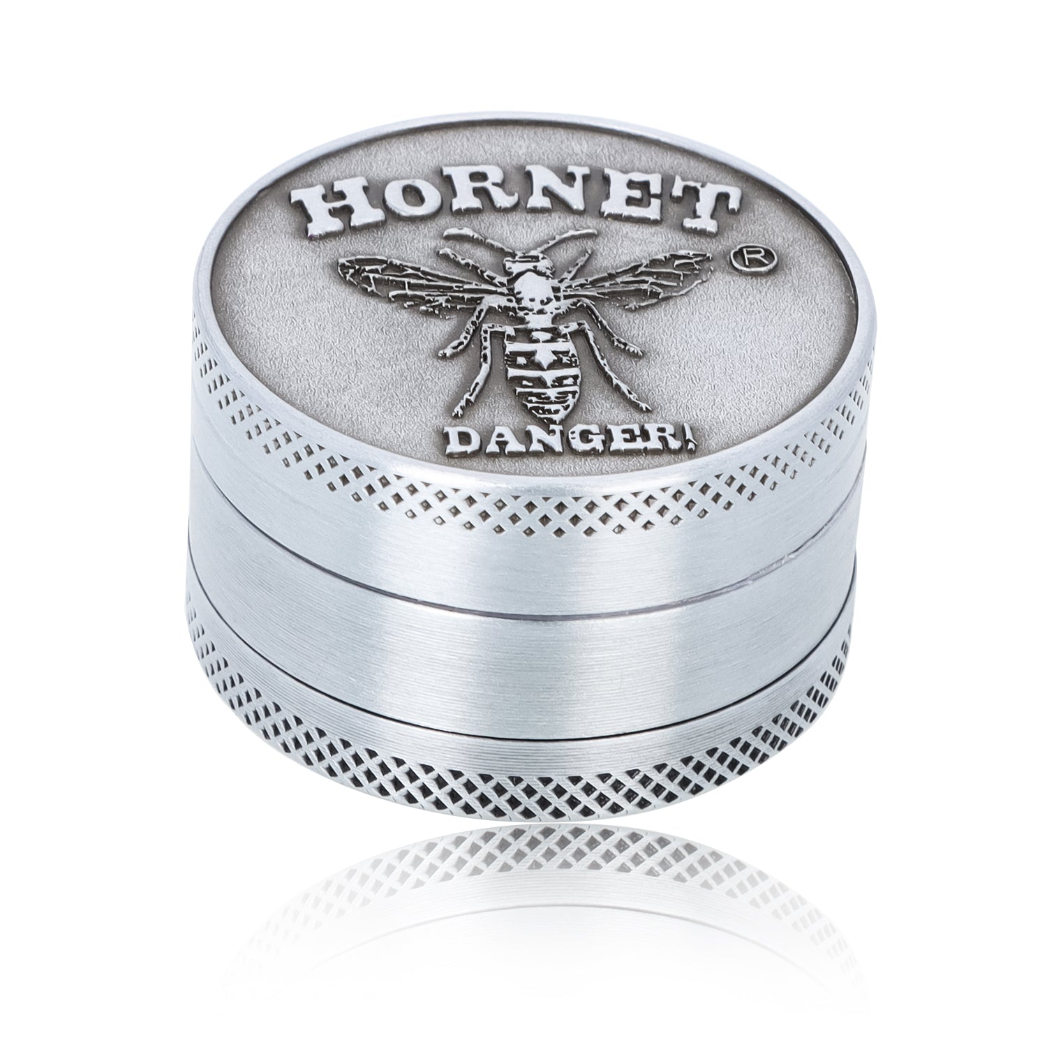 HORNET Zinc Alloy Herb Grinder, 3 Lay Ø 40 Smoker Grinder, Portable & Easy Clean Metal Herbal Grinder, 6 PCS / Box