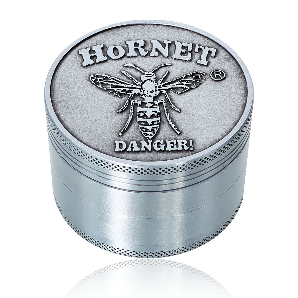 HORNET Zinc Alloy Herb Grinder, 4 Lay Ø 63 Smoker Grinder, Portable & Easy Clean Metal Herbal Grinder, 6 PCS / Box