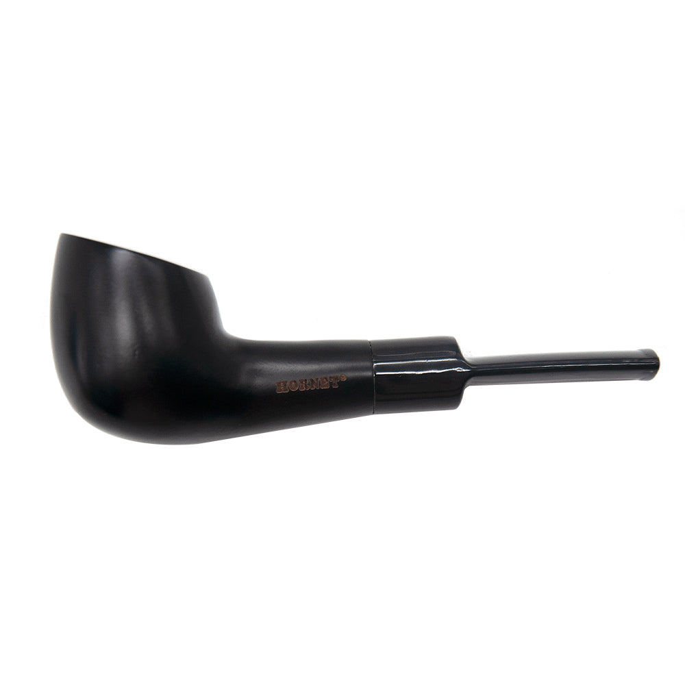 HORNET Handmade Black Wood Tobacco Pipe, Beginner Tobacco Pipe, Exquisite & Portable Smoking Pipe