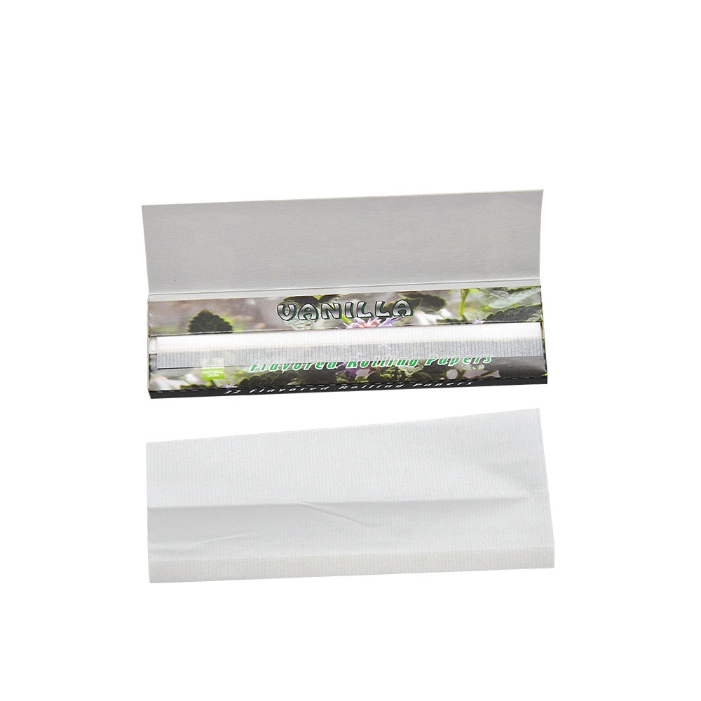 HORNET King Size vanilla Flavors Rolling Papers, Slim Natural Organic Rolling Paper, 32 Pieces / Pack 25 Packs / Box