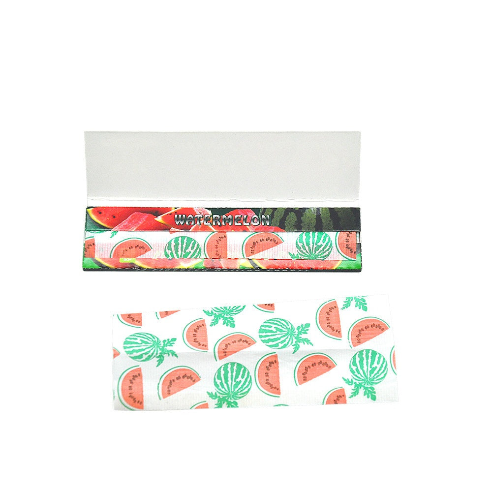 HORNET King Size Watermelon Flavors Rolling Papers, Slim Natural Organic Rolling Paper, 32 Pieces / Pack 25 Packs / Box